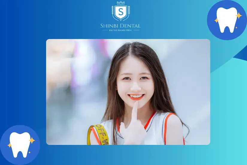 Răng khểnh nhẹ nên bọc sứ