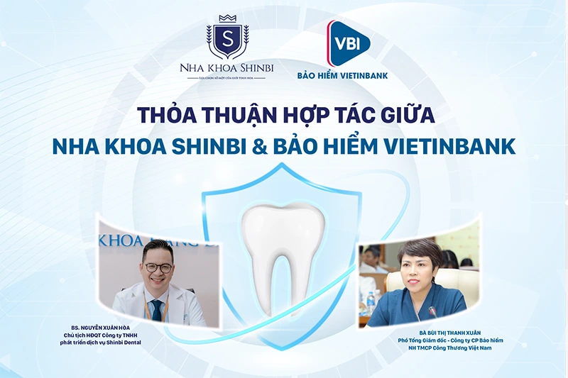 thỏa thuận hợp tác giữa nha khoa shinbi và bảo hiểm Vietinbank