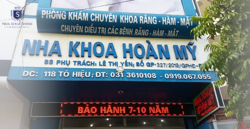Cơ sở làm răng sứ tại Nha khoa Hoàn Mỹ