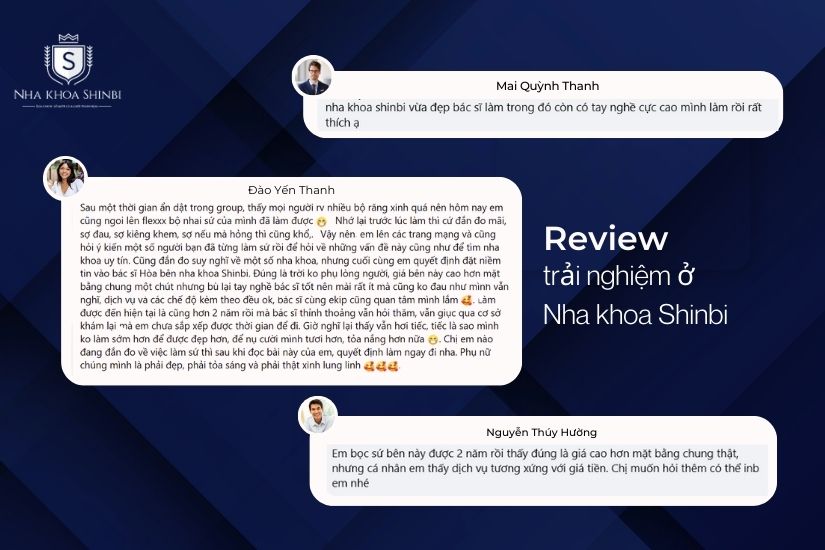 Review khách hàng từ nha khoa uy tín tại Hà Nội