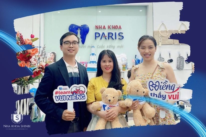 Khách hàng yên tâm sử dụng dịch vụ ở nha khoa Paris