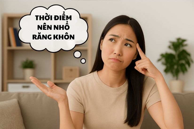 Lựa chọn thời điểm nhổ răng phù hợp