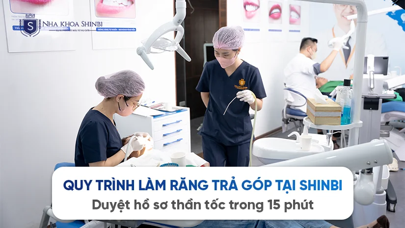 Quy trình làm răng trả góp tại Shinbi: Duyệt hồ sơ thần tốc trong 15 phút