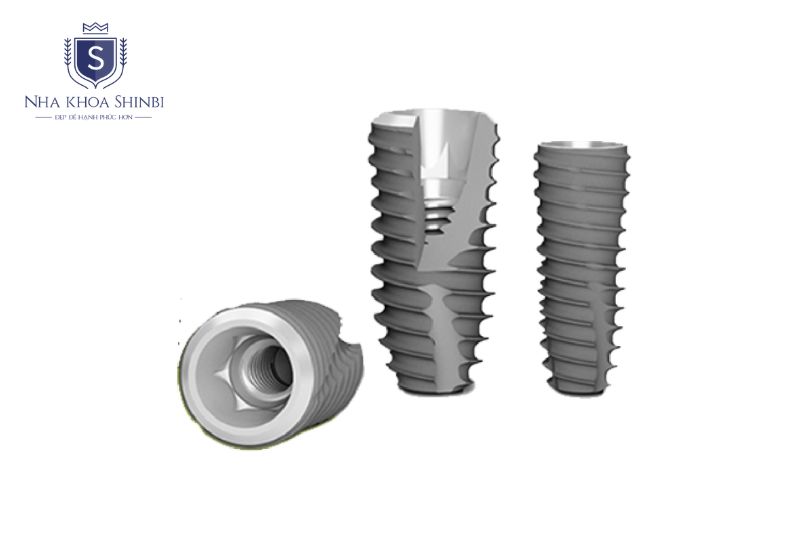 Thân trụ Dentium làm từ Titanium Grade 4 tinh khiết