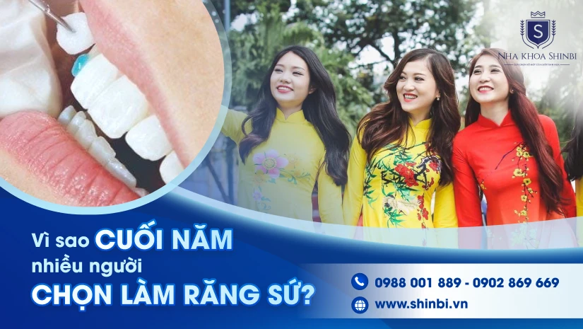 Vì sao cuối năm nhiều người chọn làm răng sứ?